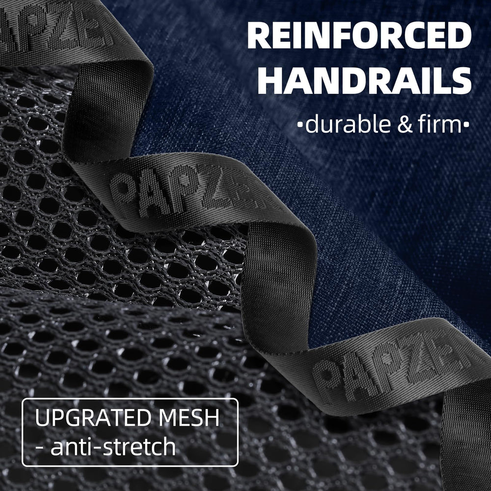 PAPZER Top Load Carrier durable 600D fabric withstands scratching and frequent use.