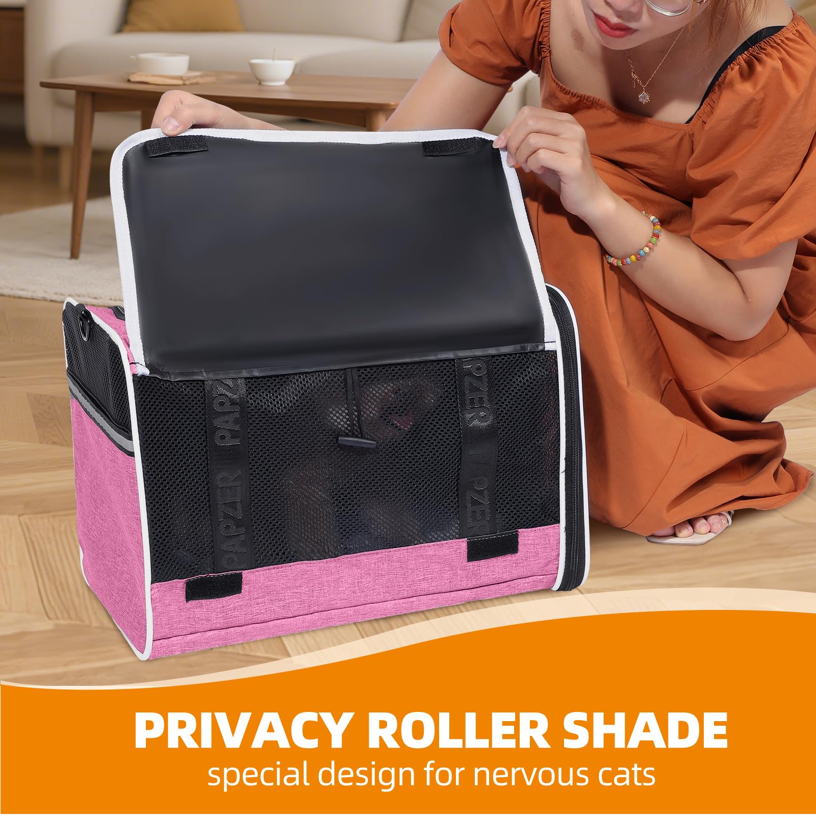 PAPZER durable 600D fabric and reinforced mesh withstand daily use