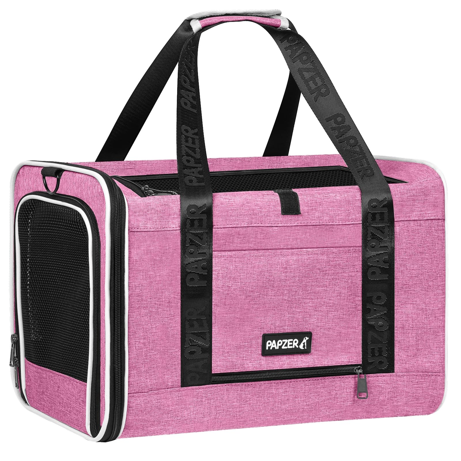 PAPZER airline-approved under-seat carrier suitable for Delta, United, and American