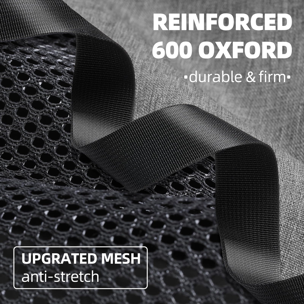 PAPZER ventilated-mesh with 360° airflow for pet comfort.