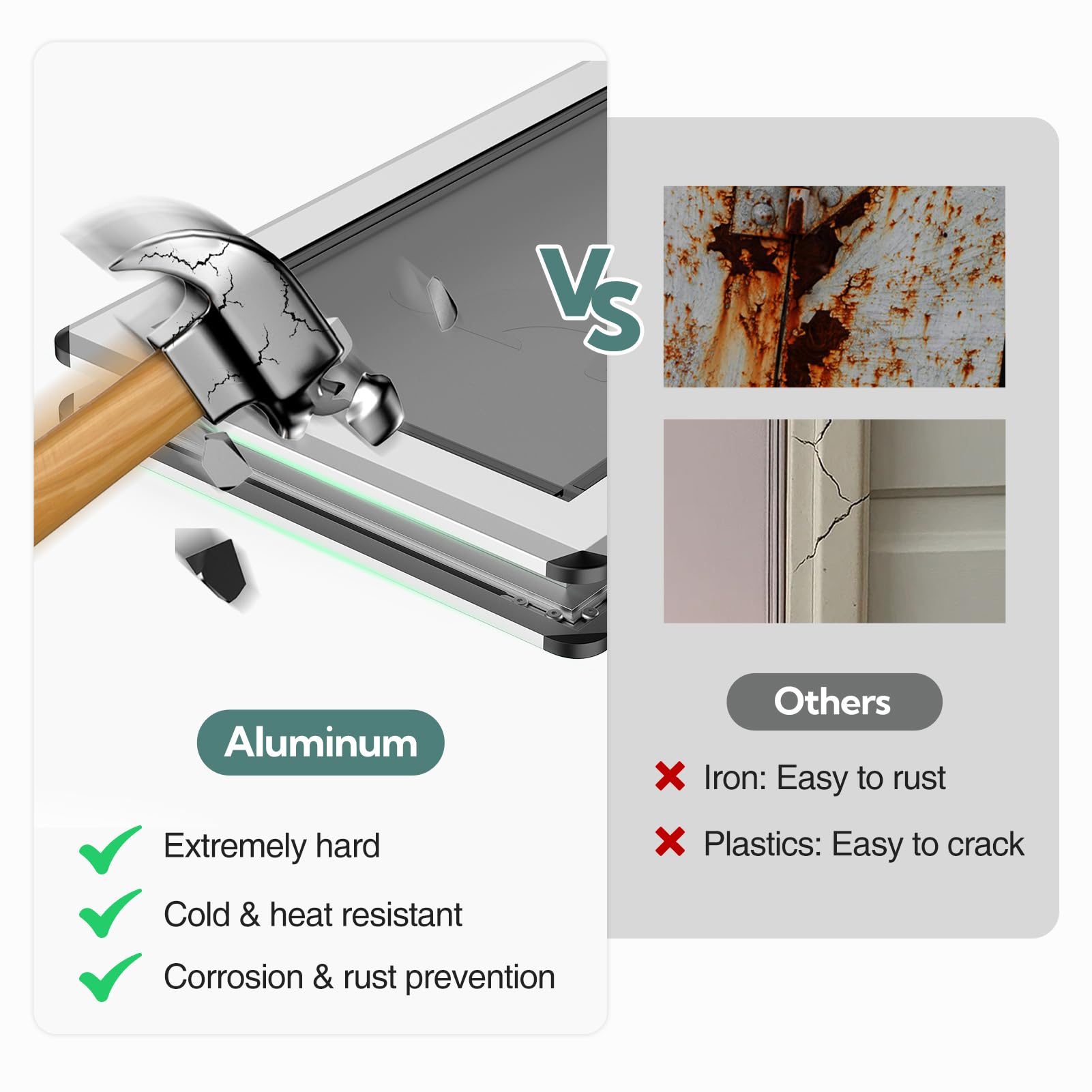 Parab House dog door magnetic flaps close automatically to reduce drafts.