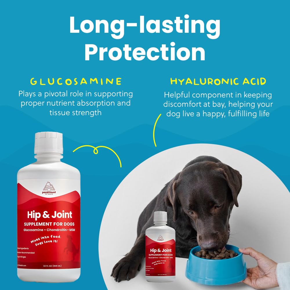 Paramount Pet Health measuring spoon enables precise daily dosing.