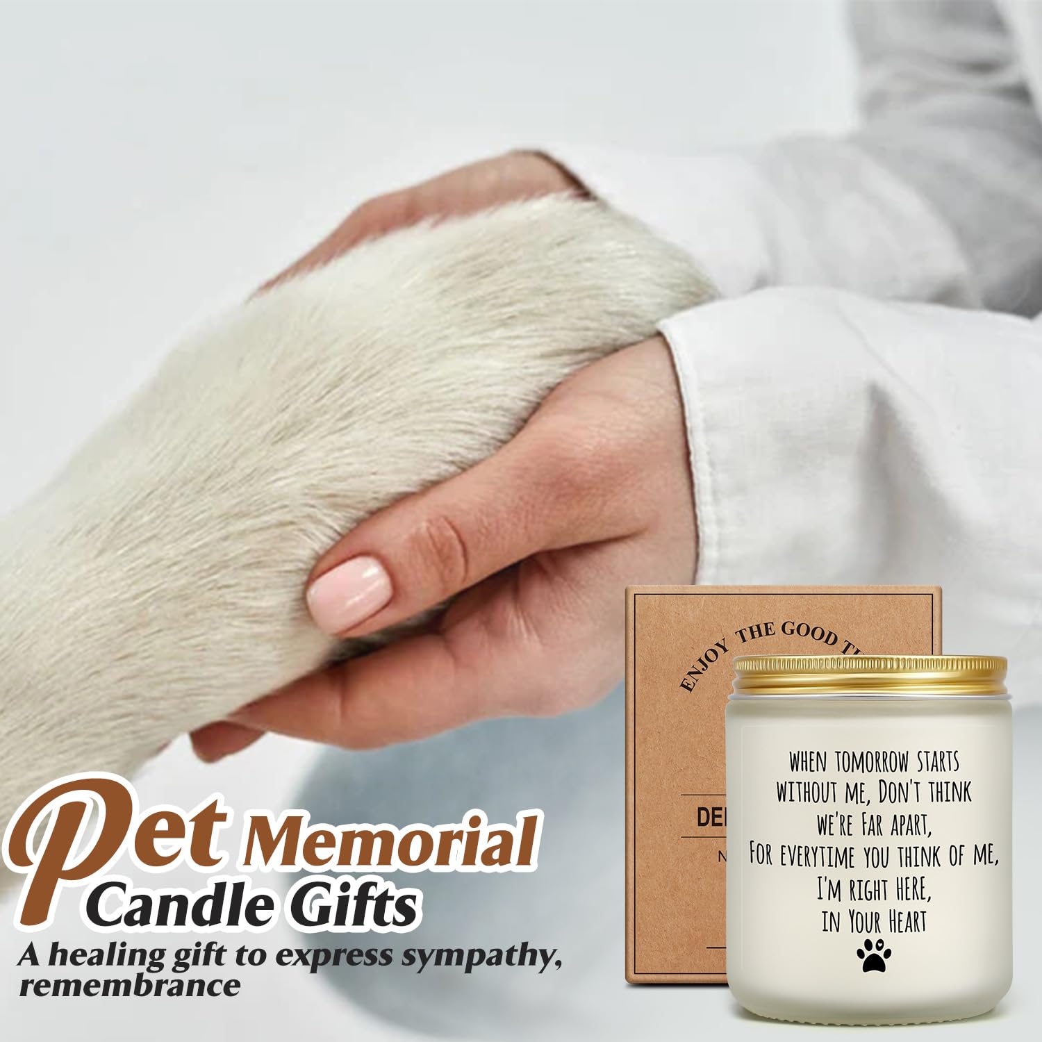PARDIEUR lavender-scented soy candle fills room with calming aroma.