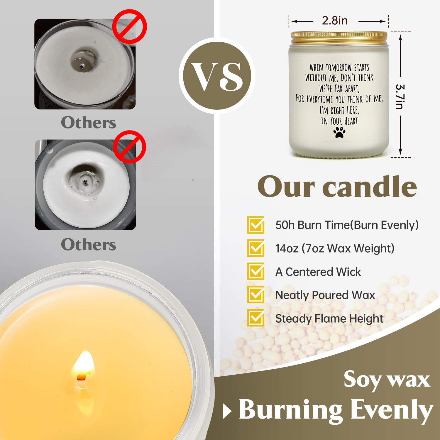 PARDIEUR memorial tribute candle shown on a shelf evoking memories.