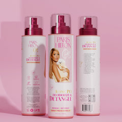 Paris Hilton dog deodorizer mist top shows convenient spray application