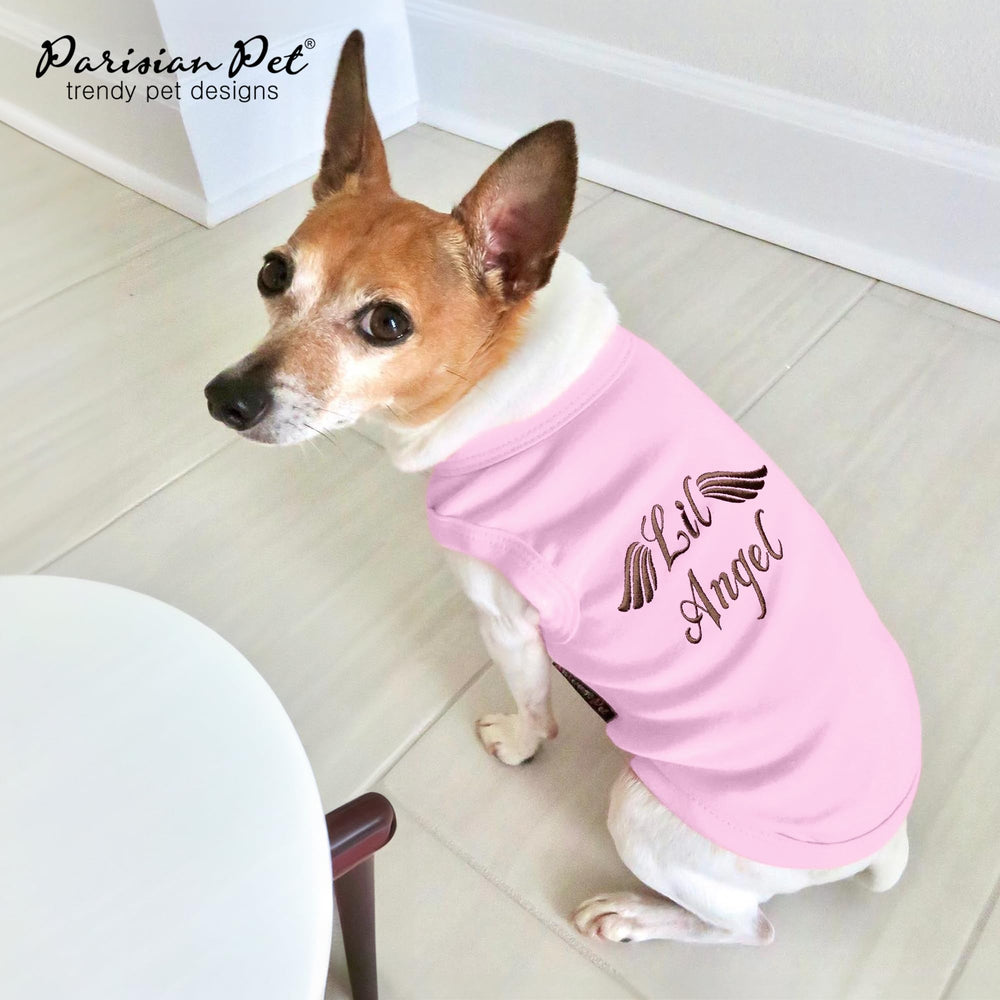 Parisian Pet breathable cotton tee ideal for warm days.