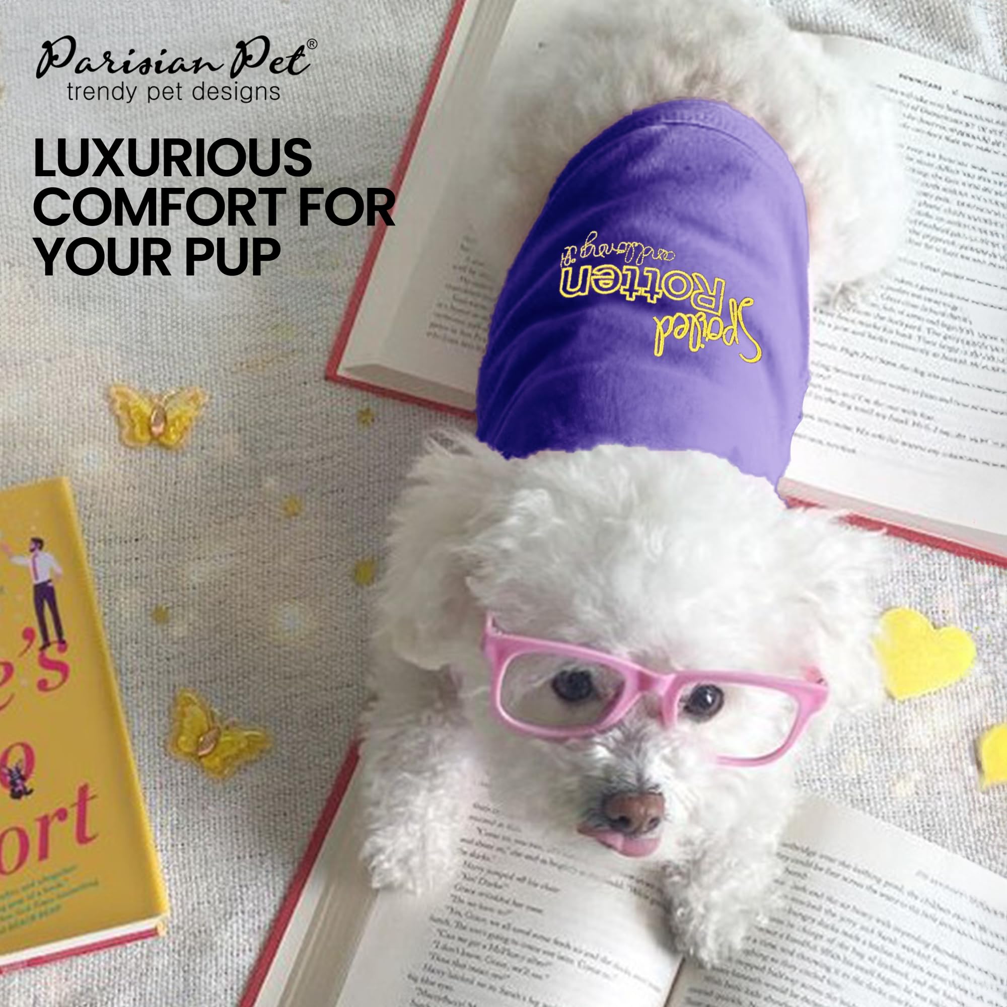 Parisian Pet cotton texture closeup reveals soft, skin-friendly fabric for warm days.