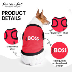 Parisian Pet dog t-shirt breathable cotton fabric for daily wear
