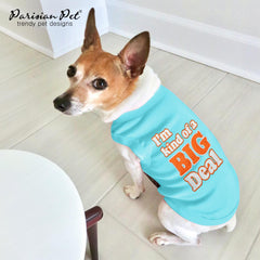 Parisian Pet machine-washable dog shirt easy cleanup after adventures