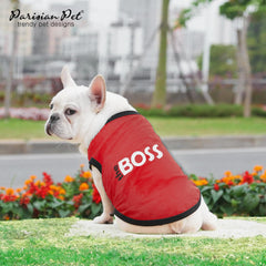 Parisian Pet dog t-shirt washable fabric for easy care after adventures
