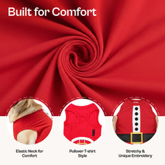 Parisian Pet lightweight cotton dog shirt, breathable comfort for hot days.