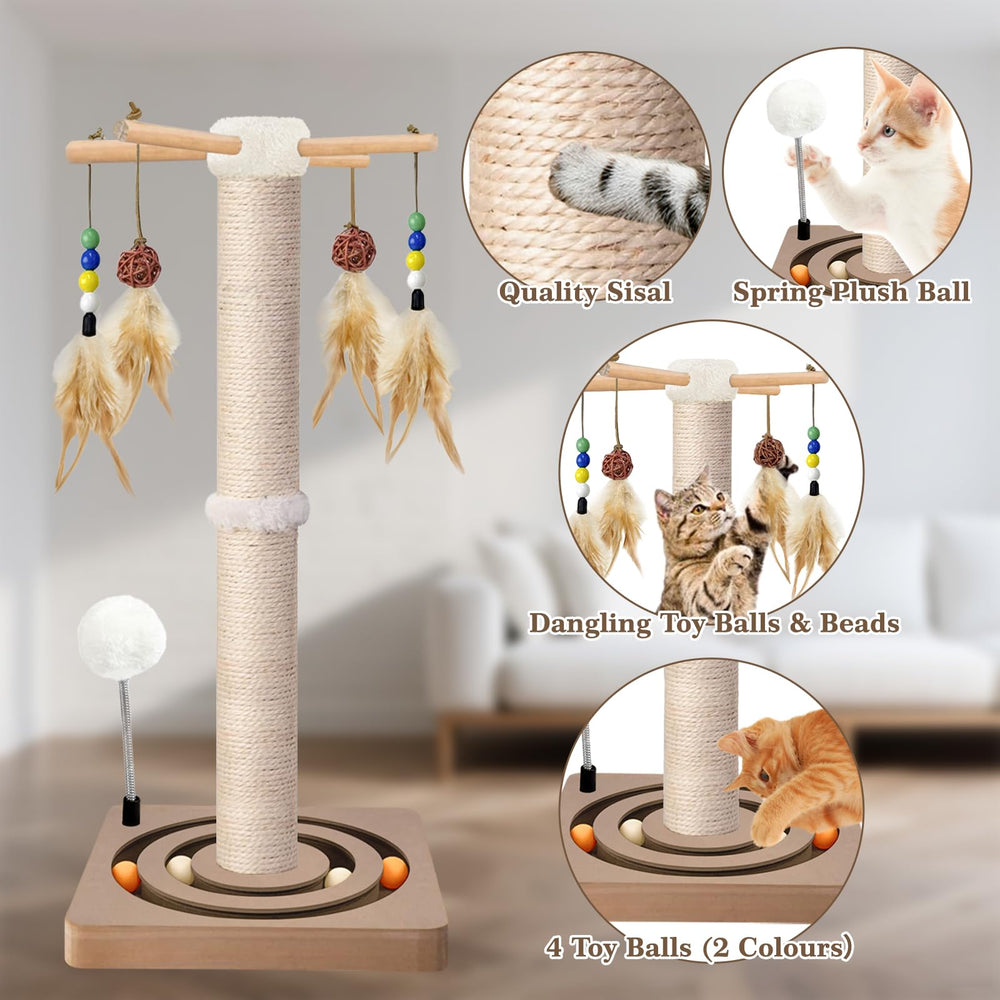 PAROTO cat-toys-hanging-feathers invites interactive play and mental stimulation.