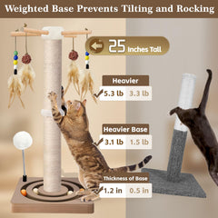 PAROTO cat-tree-base-sturdy shows a solid foundation for energetic kittens.