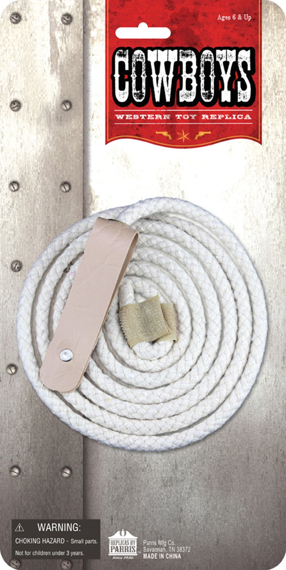Parris Trick Rope break-barrel action with removable cylinder supports realistic cap-firing play