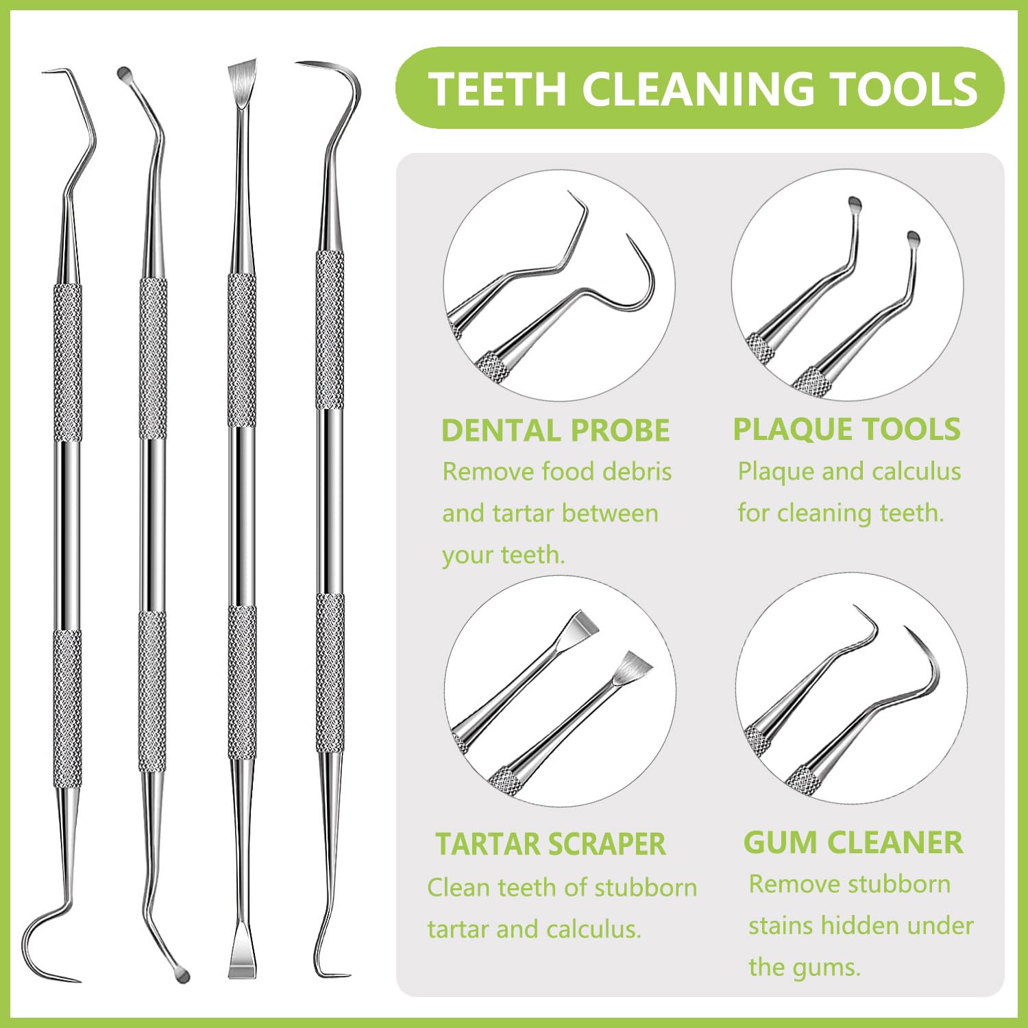 PARYUNGR teeth pick clean hard-to-reach areas safely