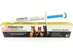 Pasta para Caballos Manzana: líneas de medición para dosis precisas.