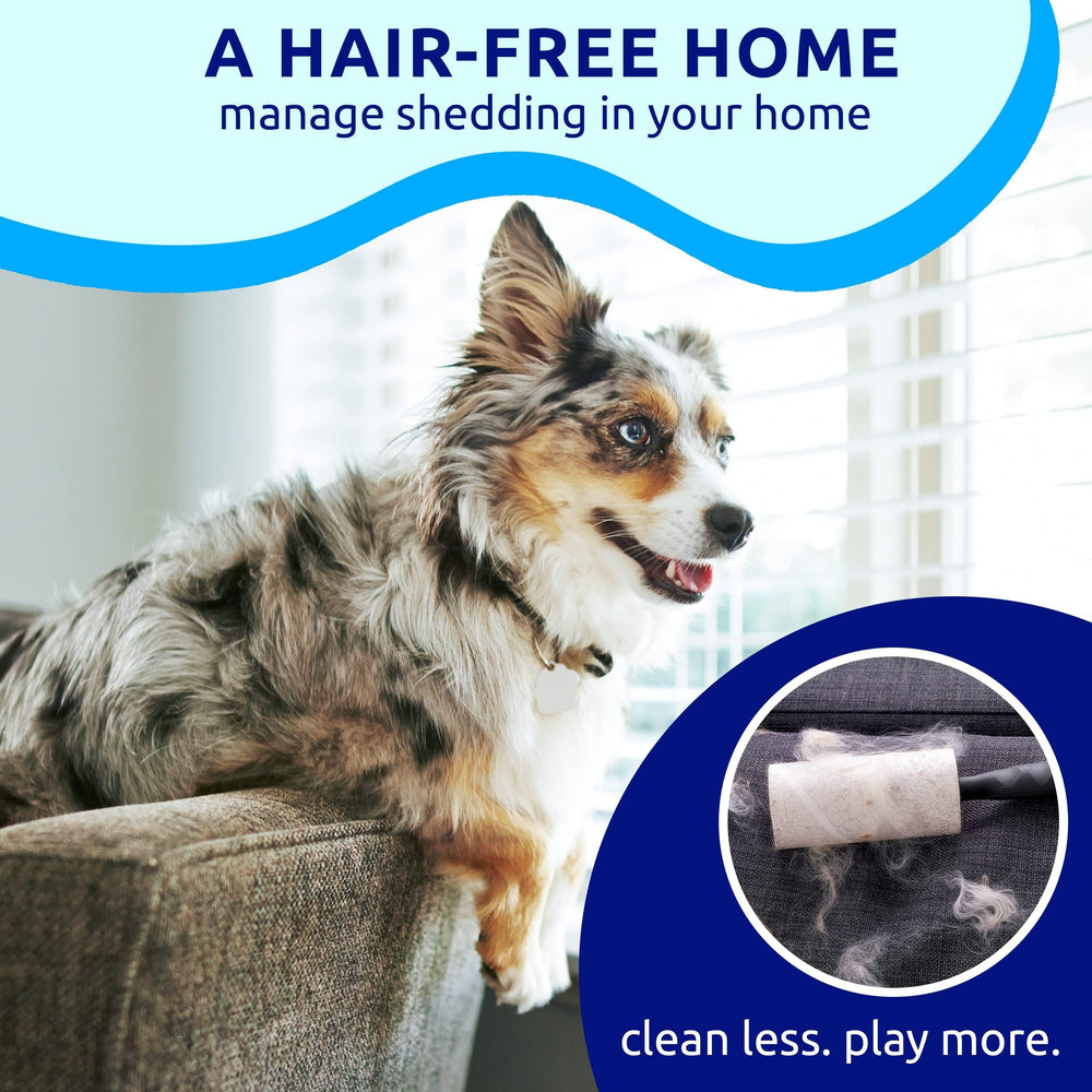 Pat Your Pet Deshedding Brush 9-teeth side safely demats without scratching skin.