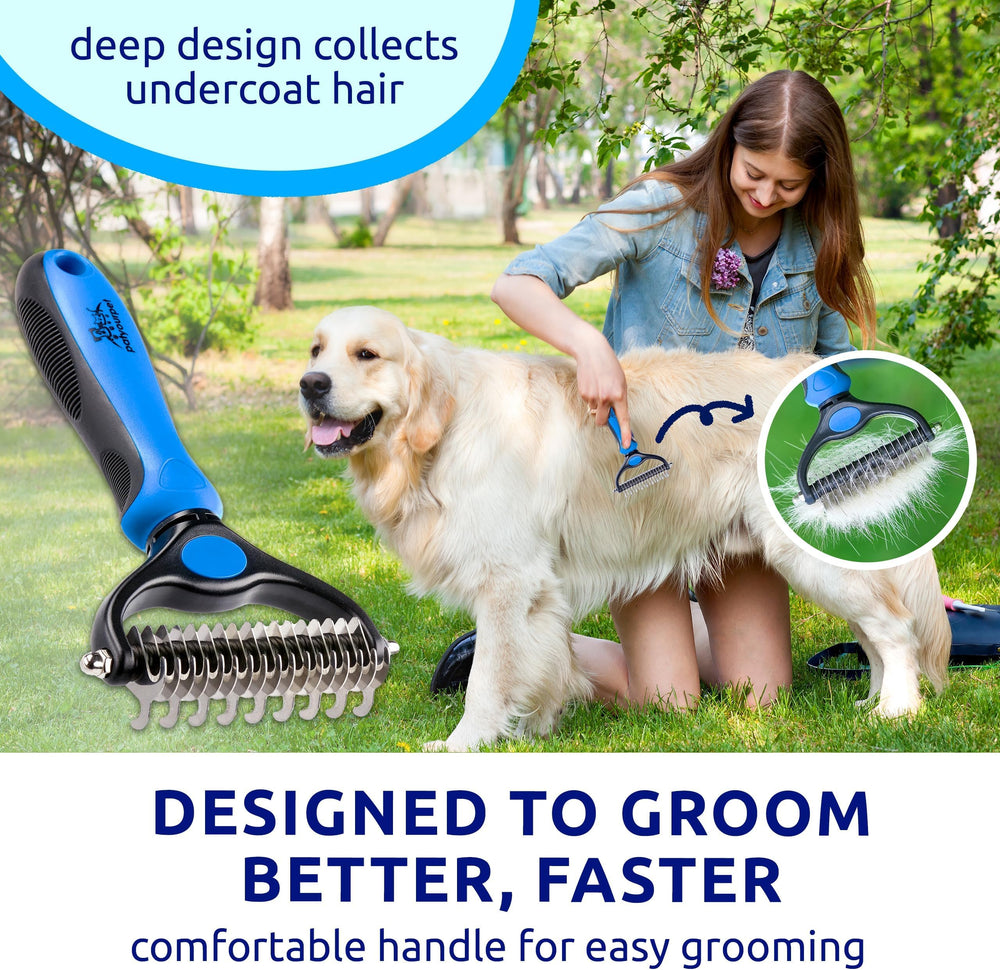 Pat Your Pet Deshedding Brush ideal for dogs and cats with long or thick coats.