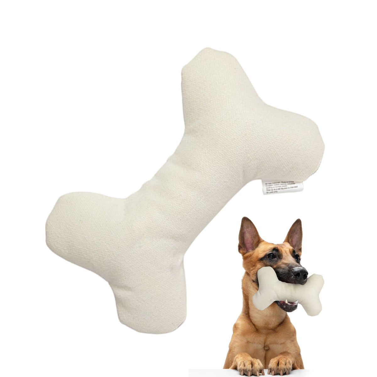 Pata Pal T-Bone dog chew toy side view for durable chewing and interactive play