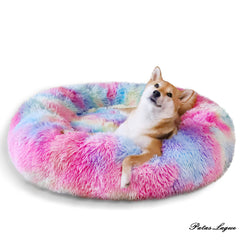 Patas Lague Calming Dog Bed inner donut pad provides body-support and joint comfort.