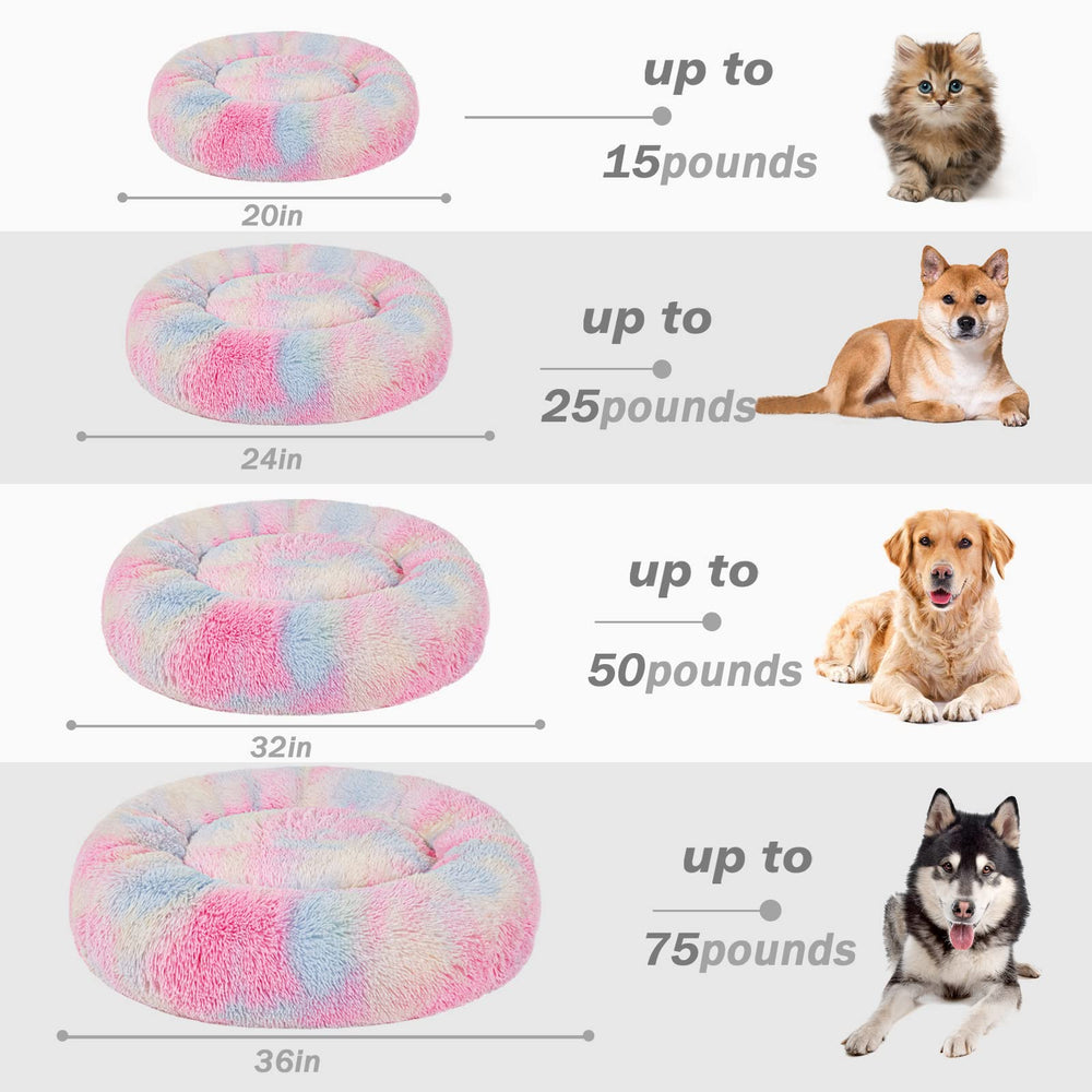 Patas Lague Calming Dog Bed machine-washable fabric simplifies quick cleanup.
