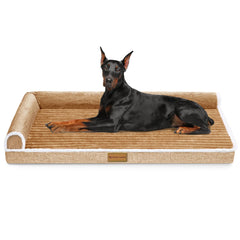 Patas Lague orthopedic jumbo dog bed 56x40 setup offering spacious sleeping area with supportive profile