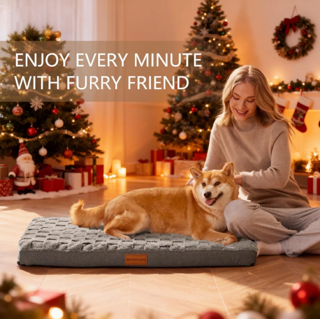 Patas Lague orthopedic XL dog bed removable cover demonstrates easy machine washing
