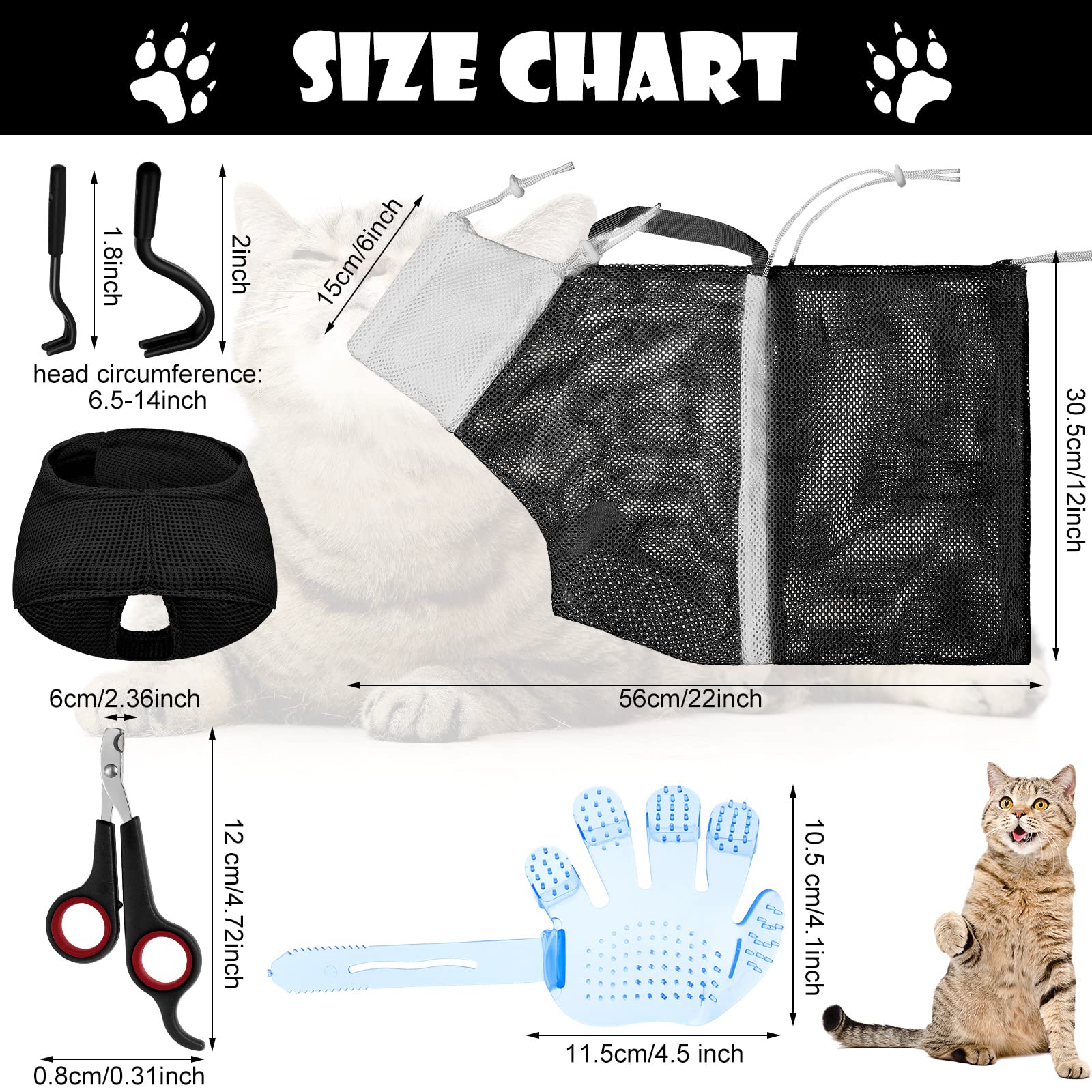 Patelai cat nail clipper tool enables precise trimming during grooming.