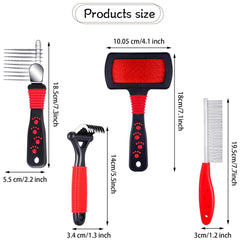 Patelai dematting comb with long steel blades safely removes knots.