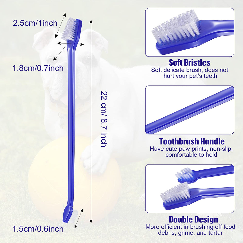 Patelai 100-pack pet toothbrush kit for sharing and gifting