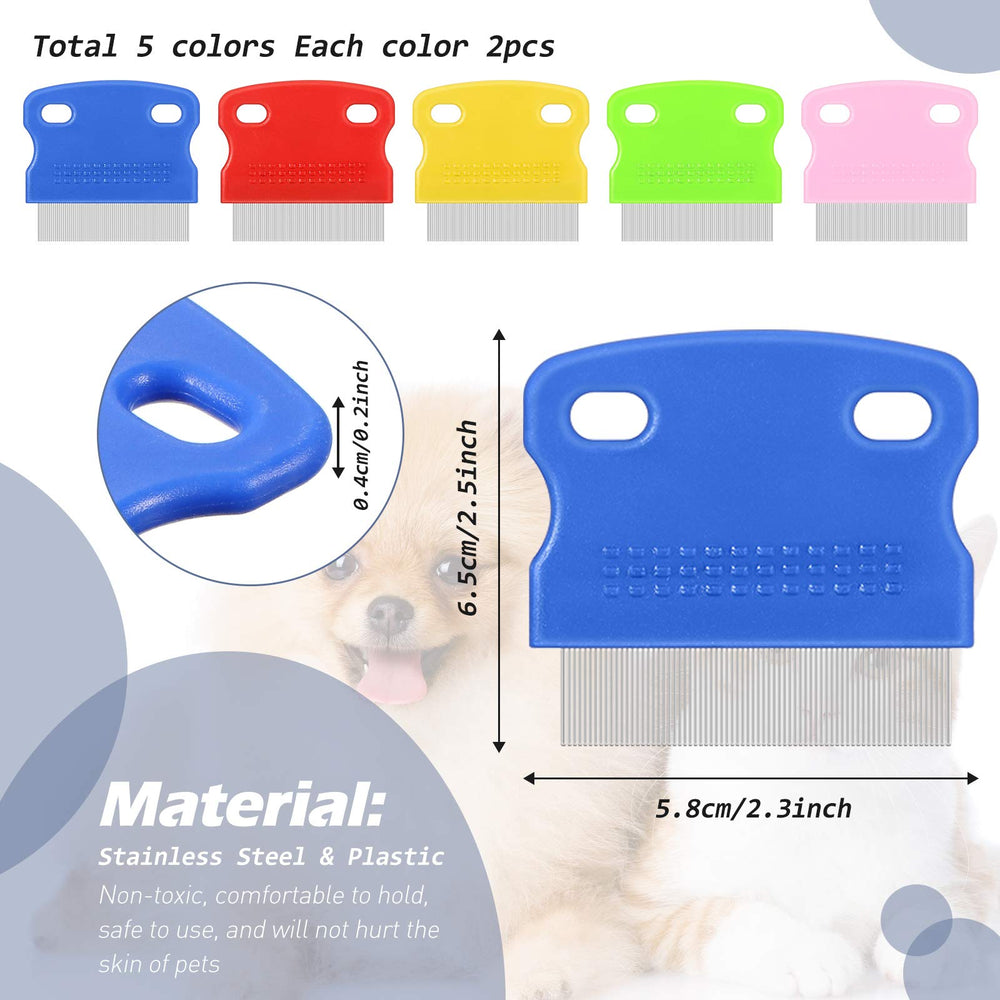 Patelai tear stain remover comb green ready to tackle tangles on medium-sized pets