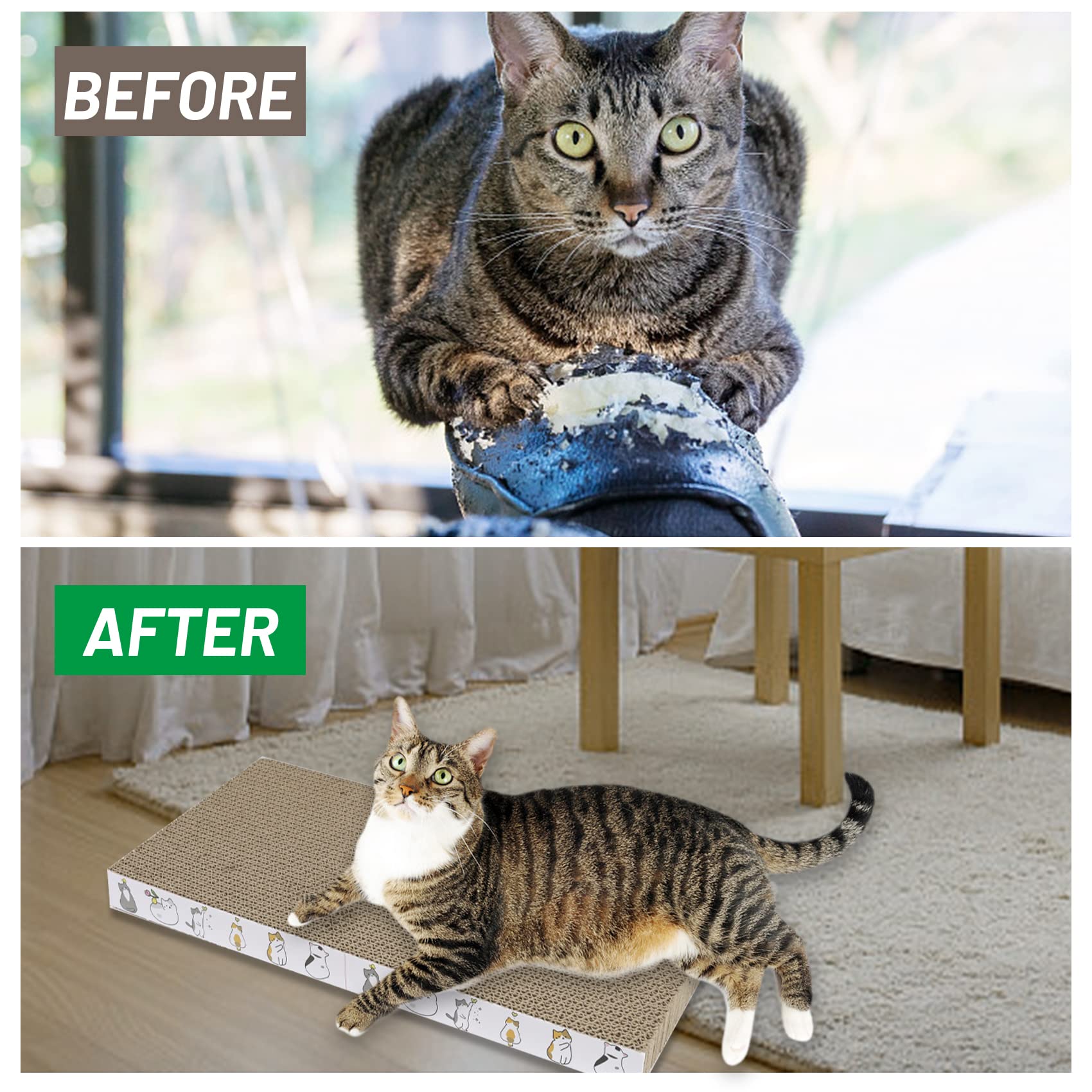 PatiencET easy-clean base catches crumbs, keeping floors tidy.