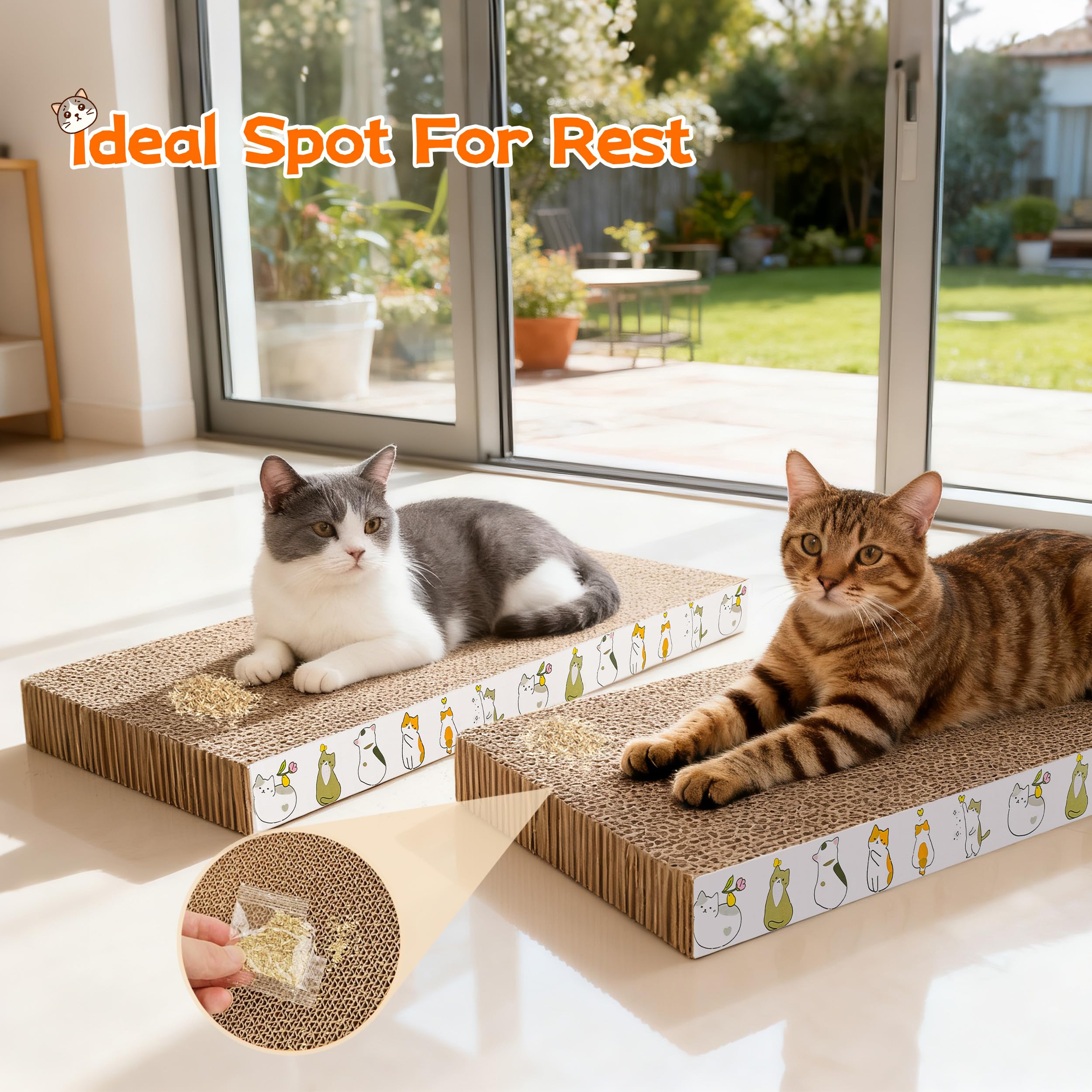 PatiencET furniture-protection-scratcher shows a natural outlet away from sofas