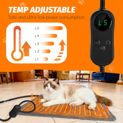 PatiencET adjustable temperature controller ensures consistent cozy warmth