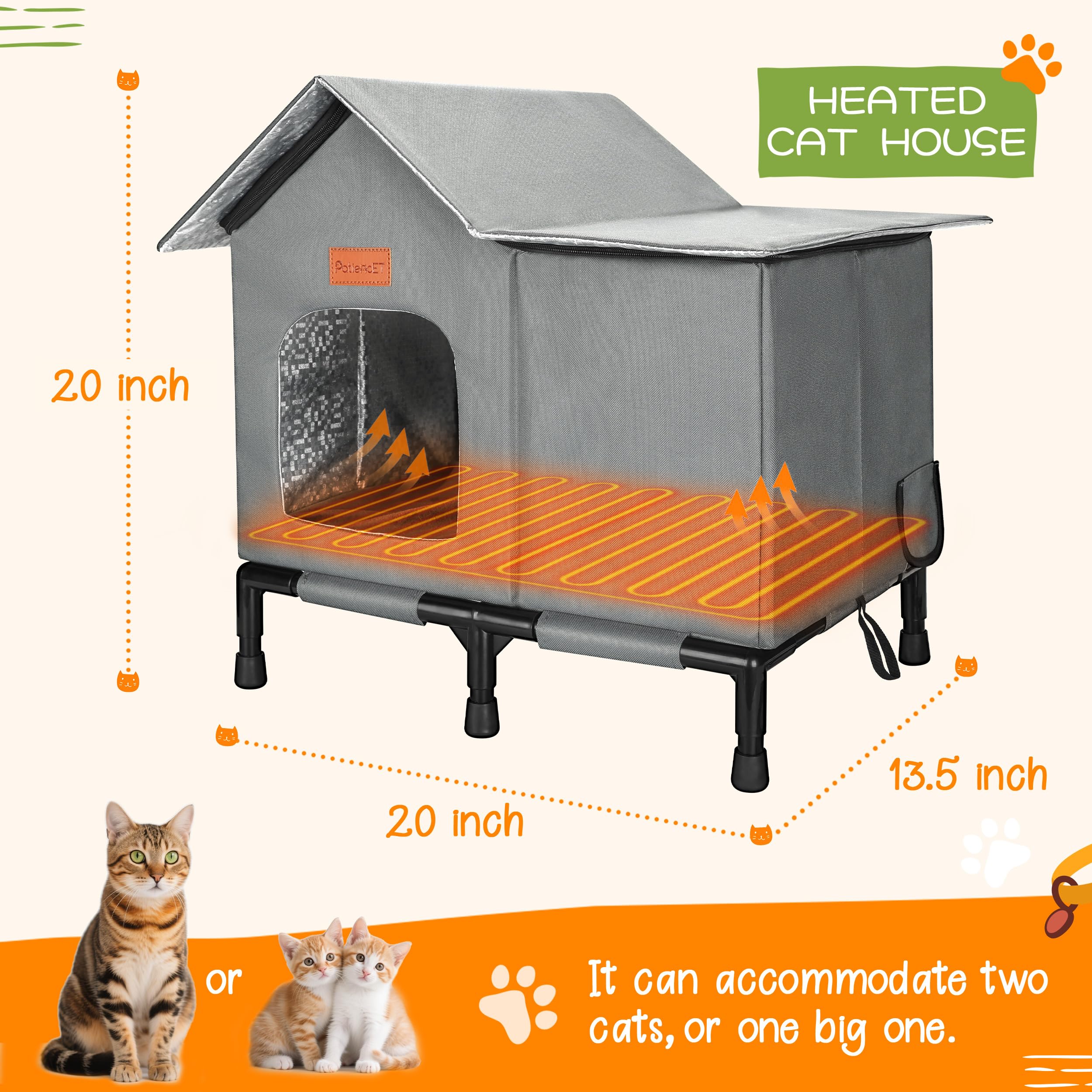 PatiencET insulated interior traps warmth for cold nights