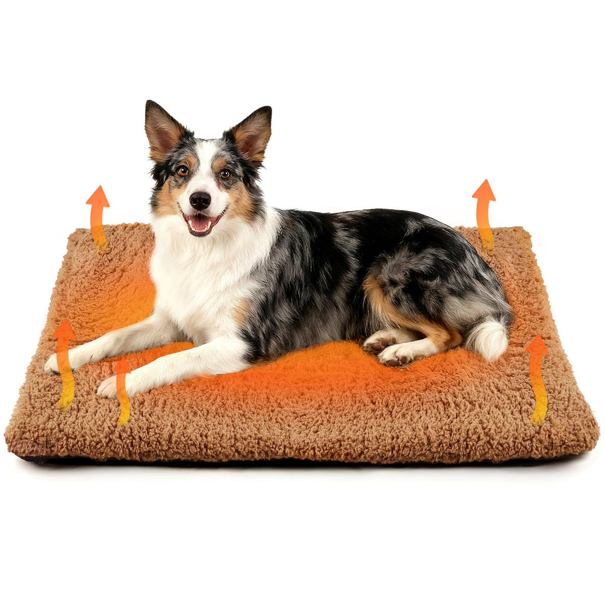 PatiencET self-warming bed closeup fabric showing durable warmth for cozy naps.