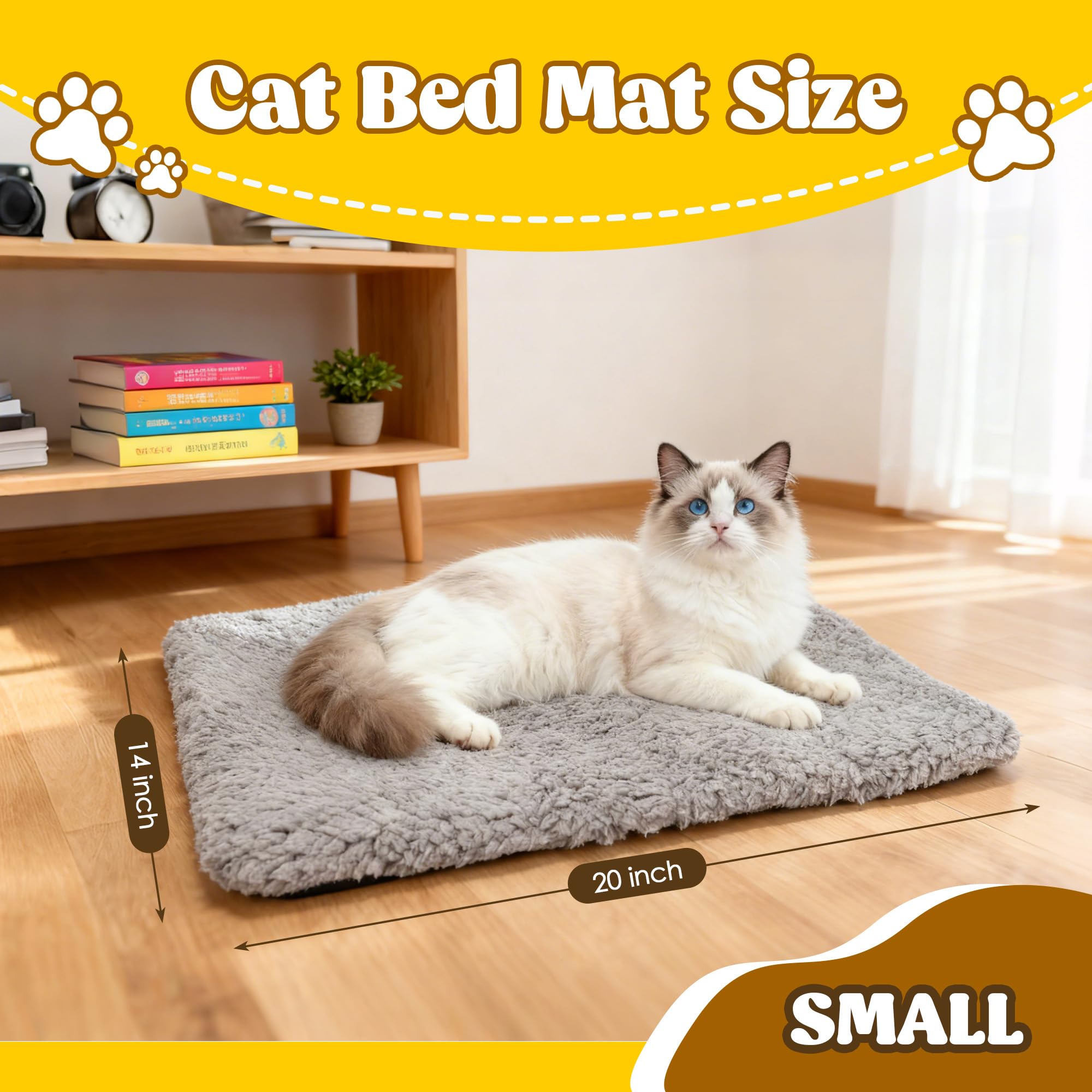 PatiencET self-warming cat bed with cover removed for cleaning