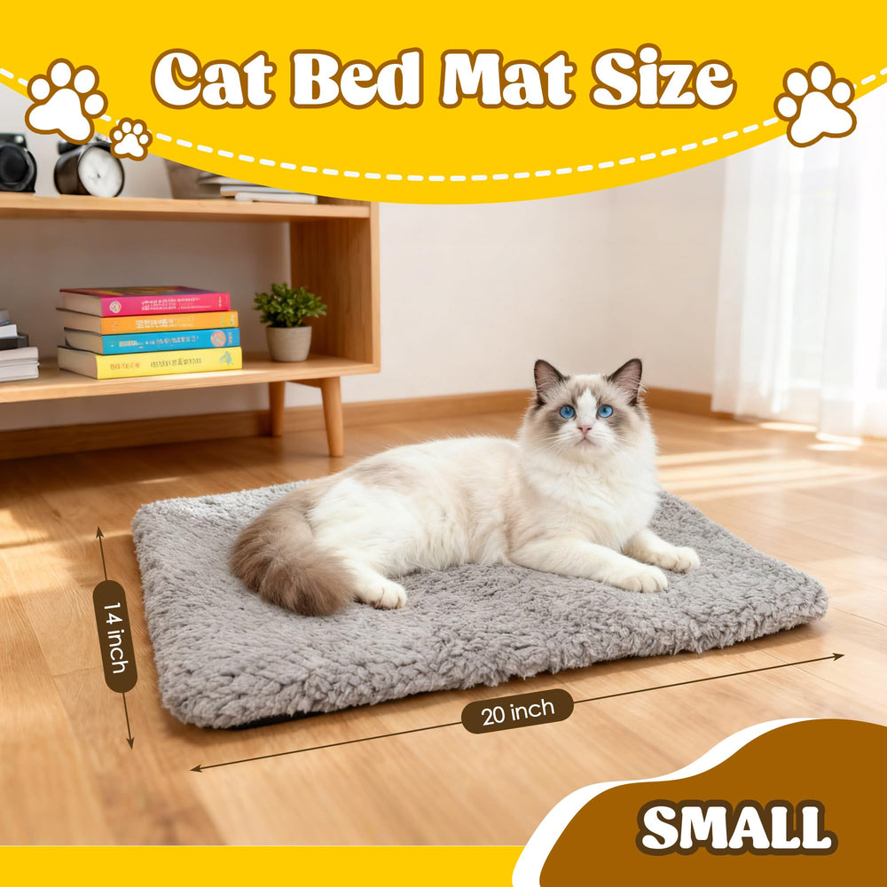 PatiencET self-warming cat bed with cover removed for cleaning