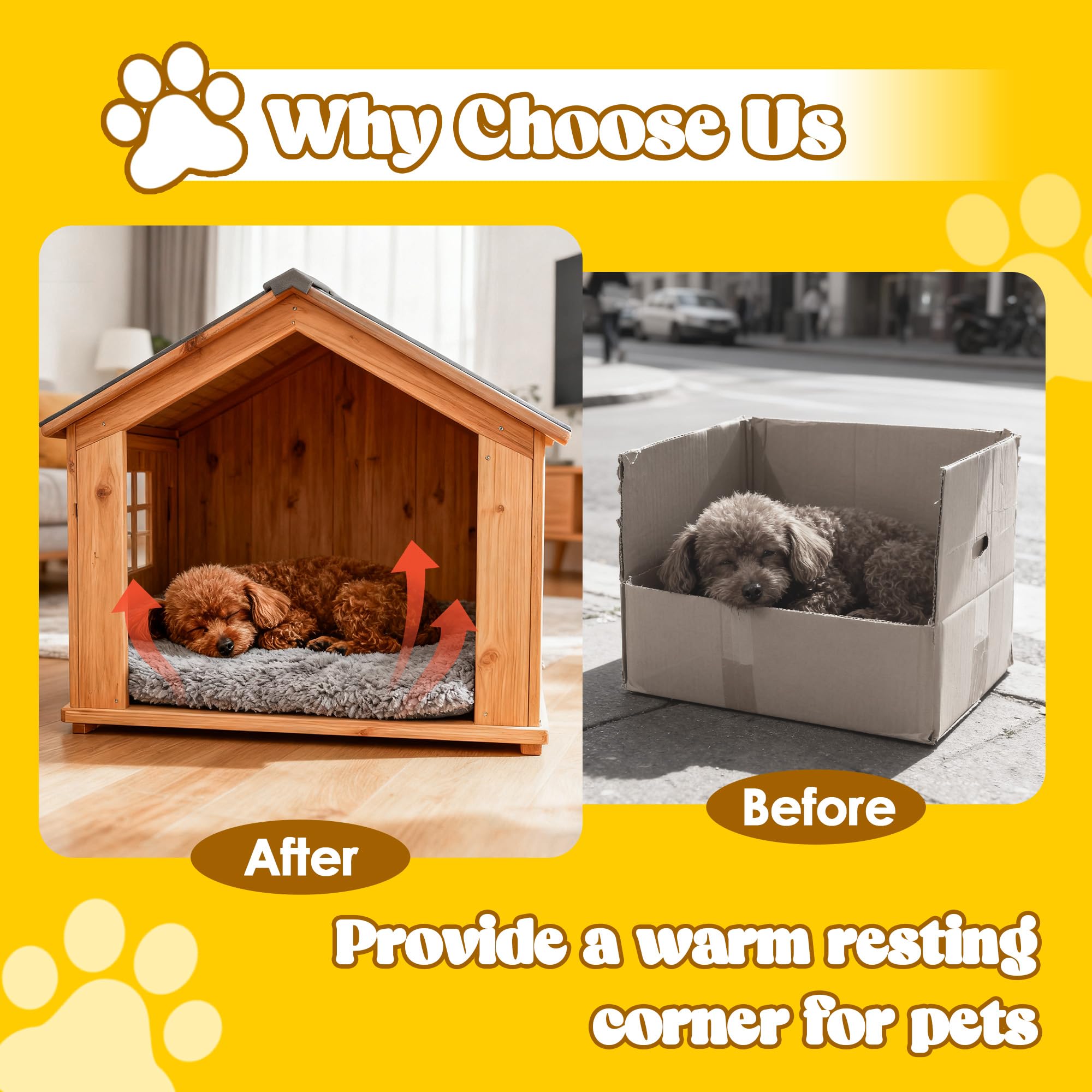 PatiencET self-warming cat bed non-slip bottom on floor surface