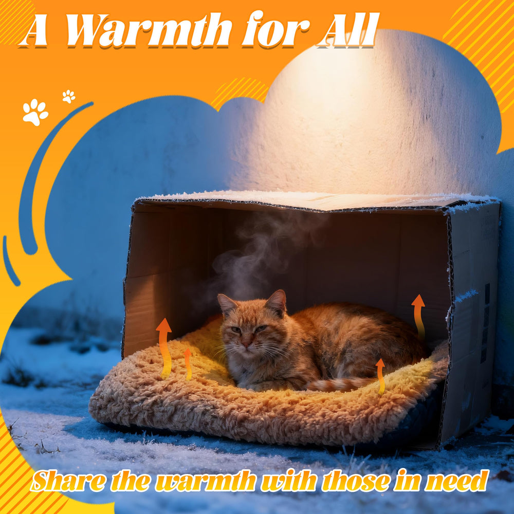 PatiencET self-warming cat bed non-slip bottom keeps cats stable on smooth floors.