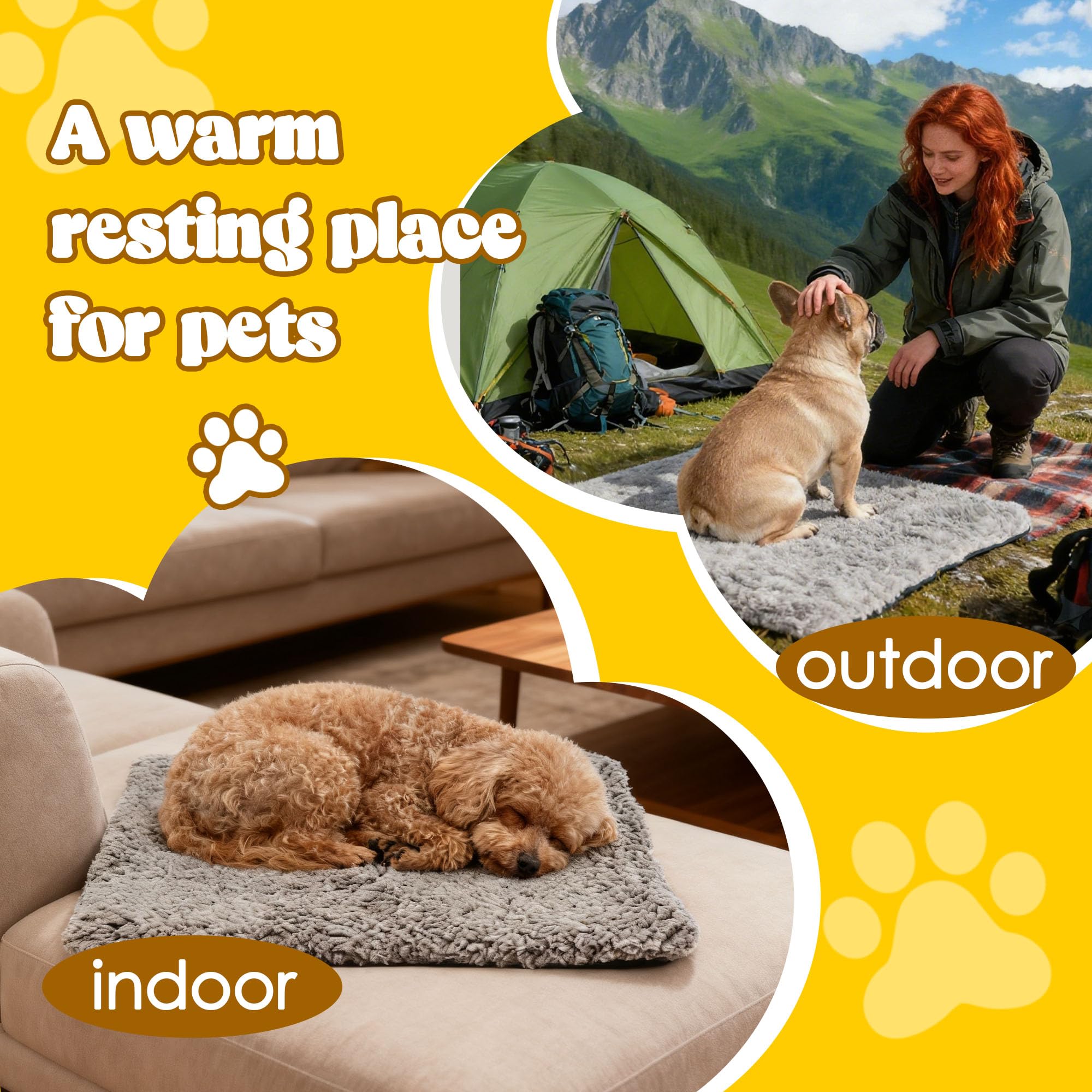 PatiencET self-warming cat bed washable cover simplifies care after playtime.