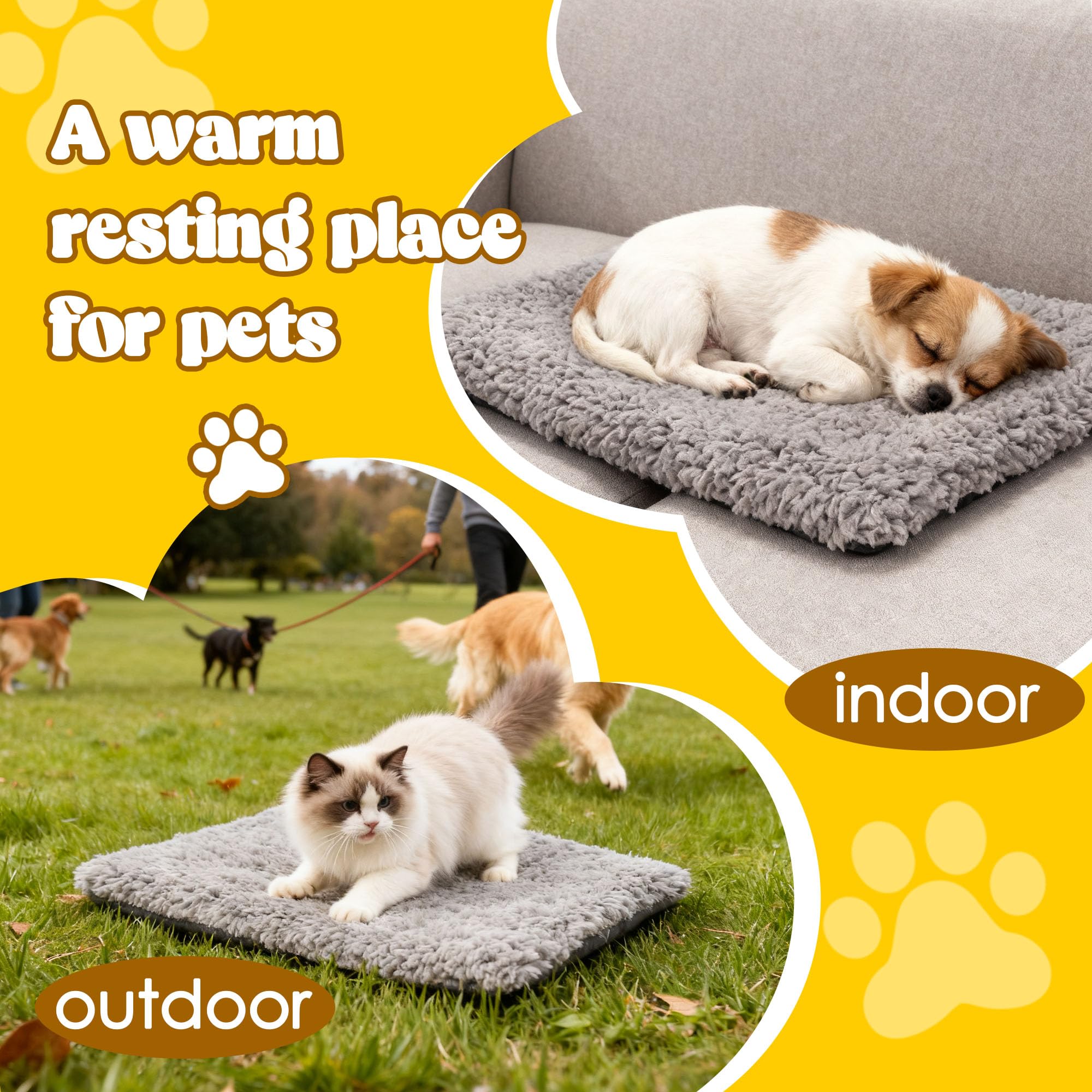 PatiencET self-warming cat bed machine washable cover detail