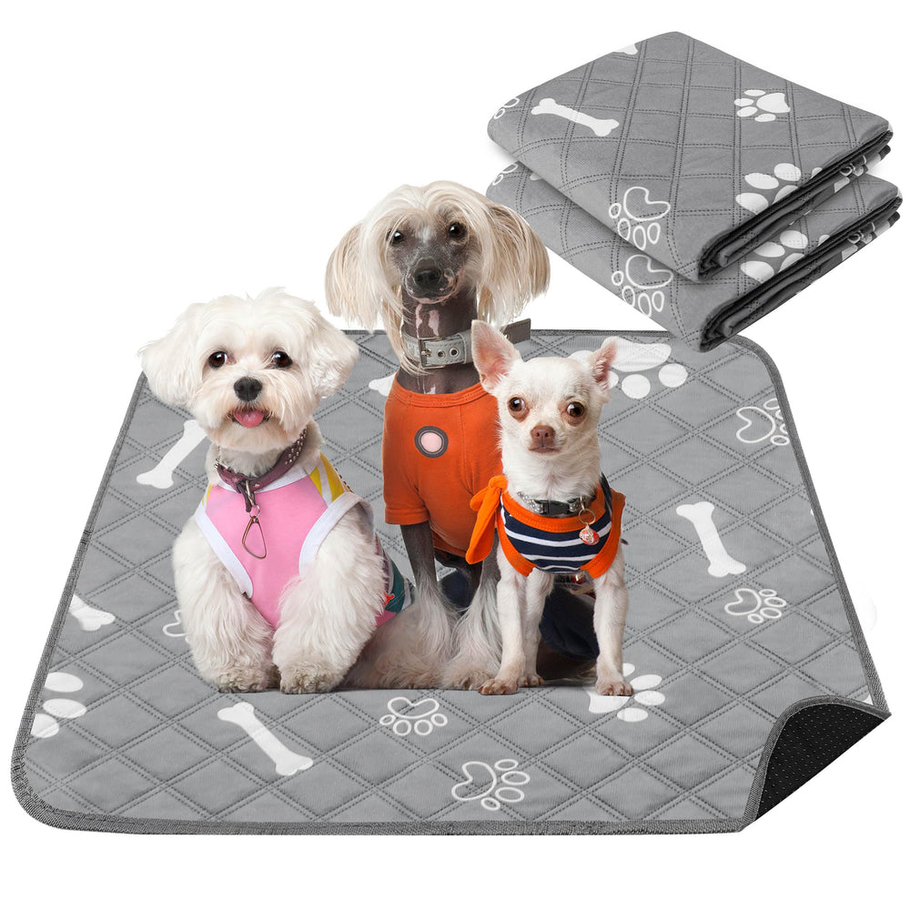 PatiencET Washable Pee Pads 24x36 two-pack protects floors during puppy training.