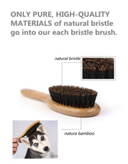 Patina Japanese design on an ergonomic brush for precise, balanced grooming.