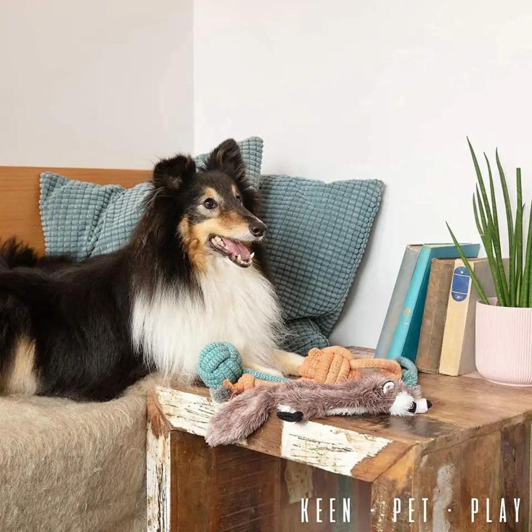 Patitas squeaky plush toy close-up with engaging sounds for puppies