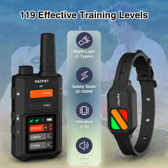 PATPET collar uses micro pulse technology for gentle, effective training.