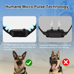 PATPET night-light modes help you spot your dog in low light.