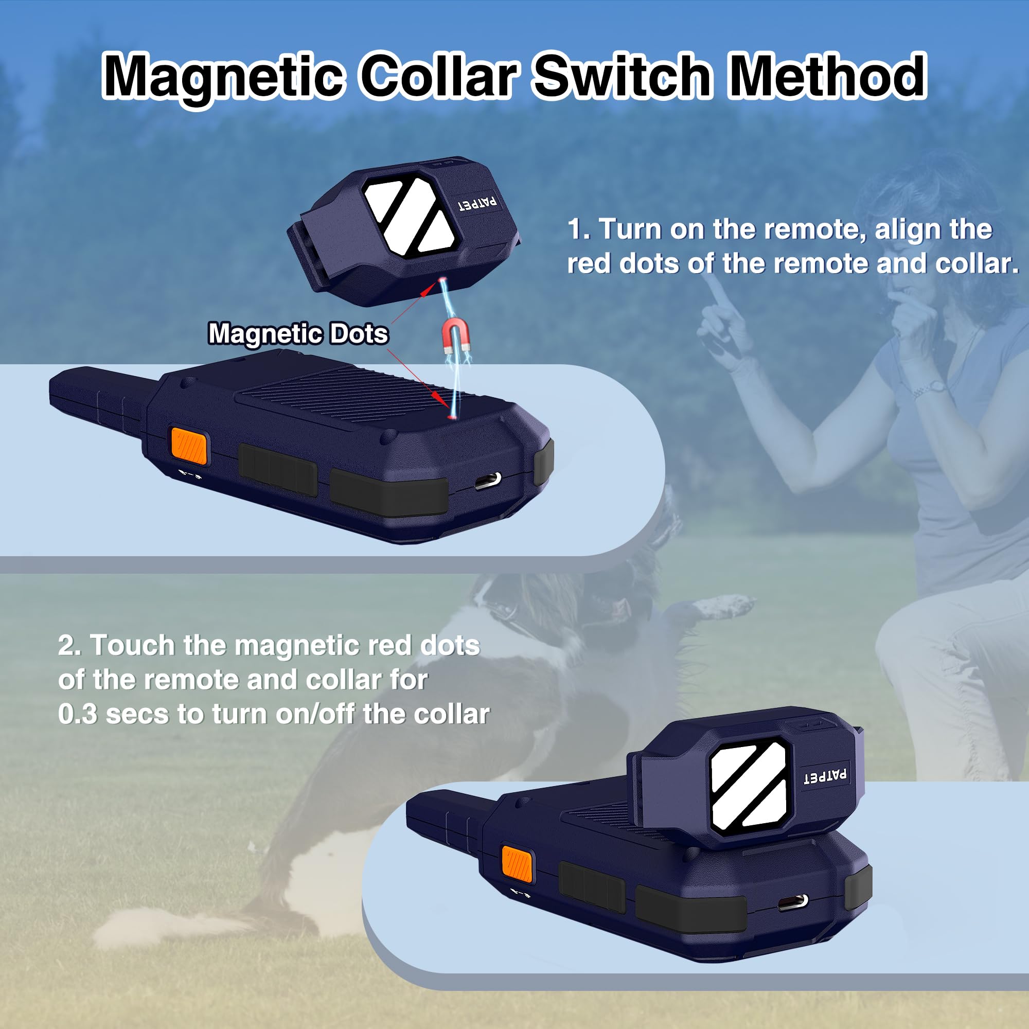 PATPET waterproof design supports outdoor training in any weather