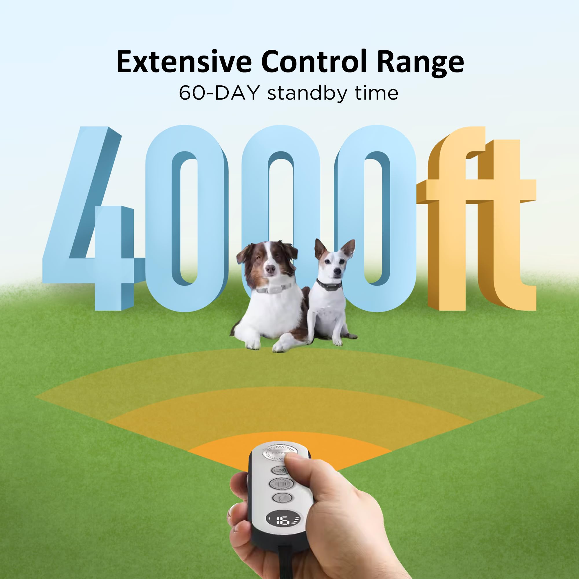 PATPET remote training controller enables versatile correction from a distance.