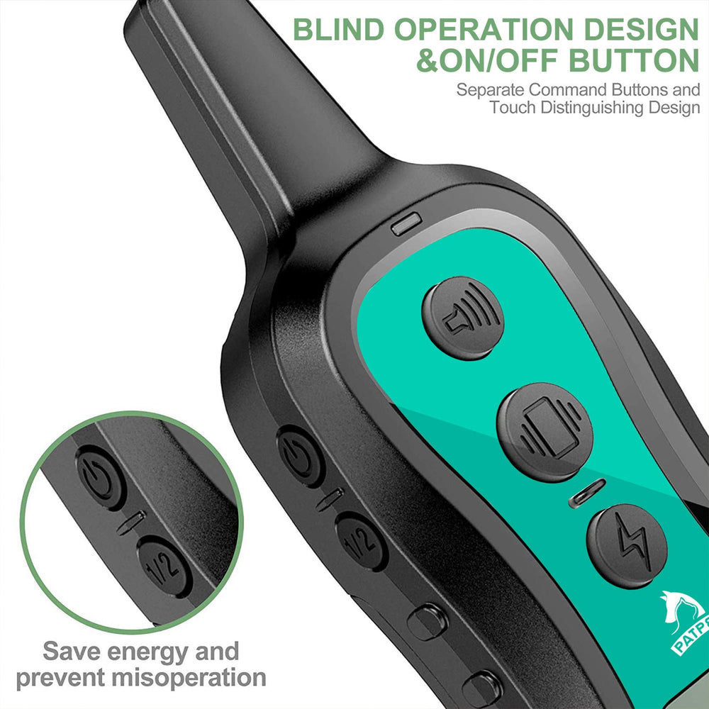 PATPET safety lock on-off button prevents misoperation during sessions